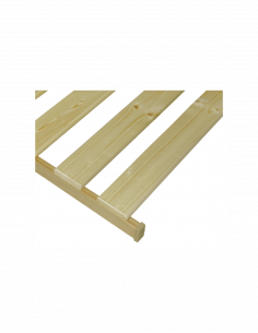 nepolohovateľný rošt v ráme zo 14 masívnych smrekových latiek 2