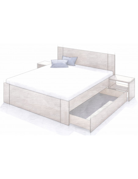 ÚP ZÁSUVKA 3/4 zboku (ukážka s plným predným čelom)