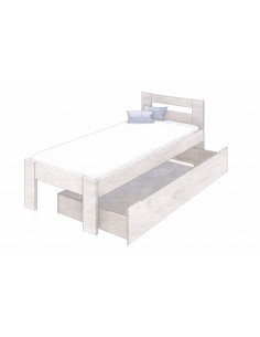 úložný priestor ZÁSUVKA 1/2 pre študentské postele 2