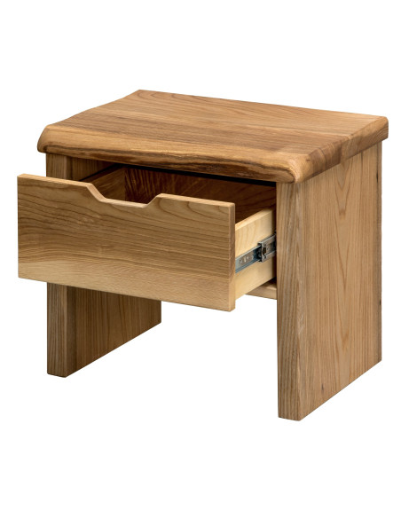 brestový nočný stolík